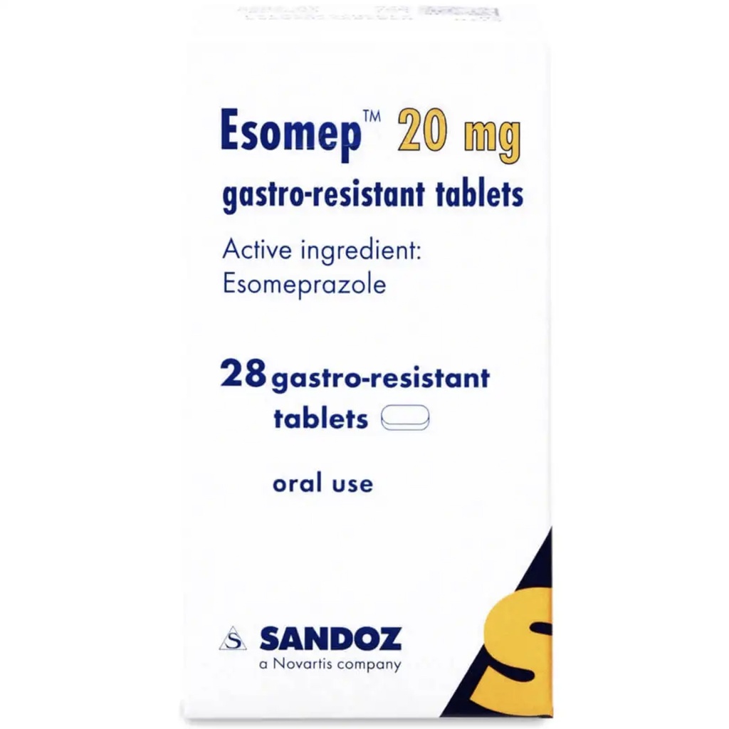 ESOMEP 20 MG 28 TABLET