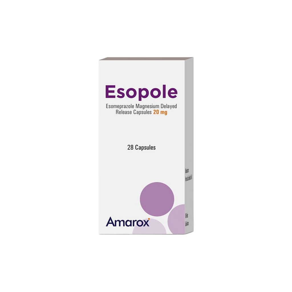 ESOPOLE 20 MG 28 CAPSULE