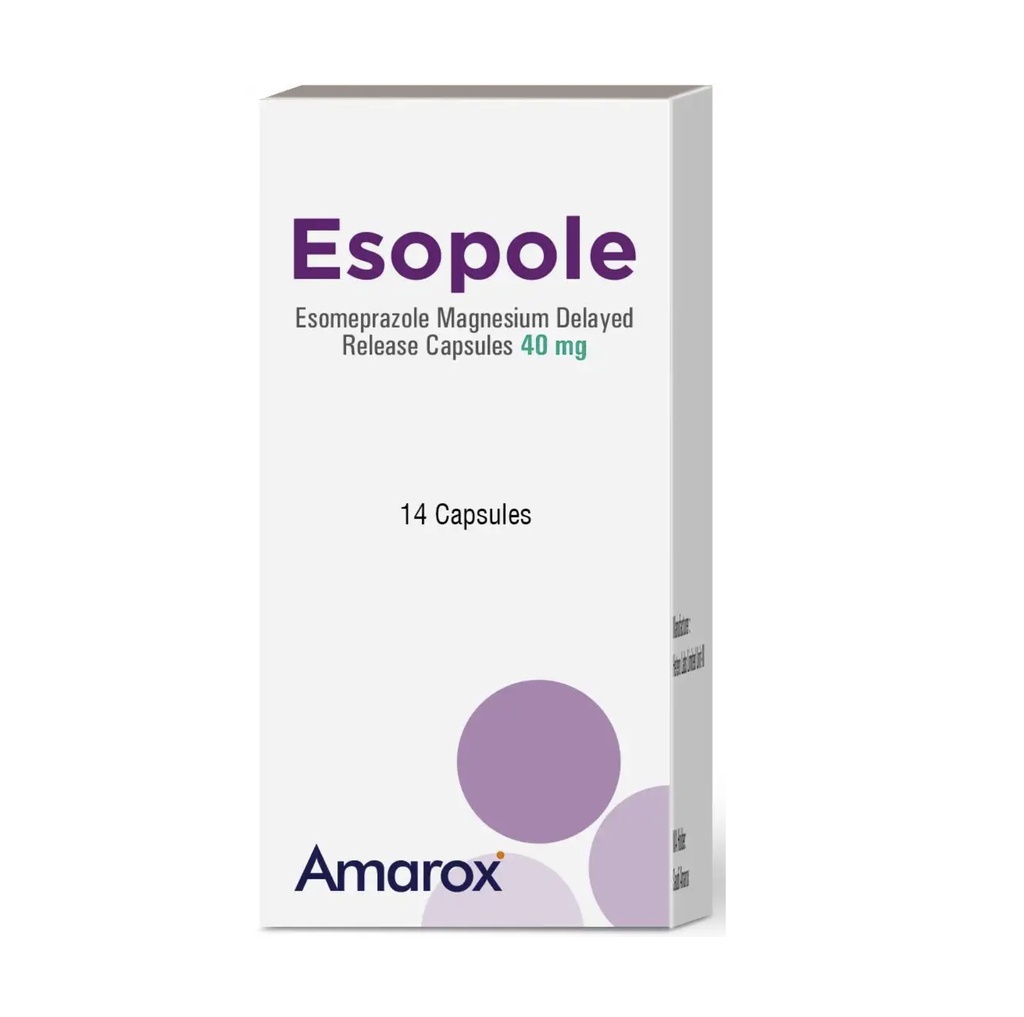 ESOPOLE 40 MG 14 CAPSULE 