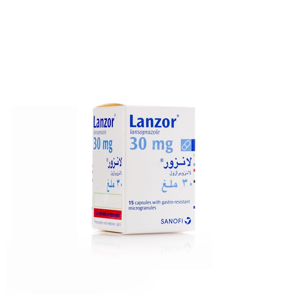 LANZOR 30 MG 15 CAPSULE