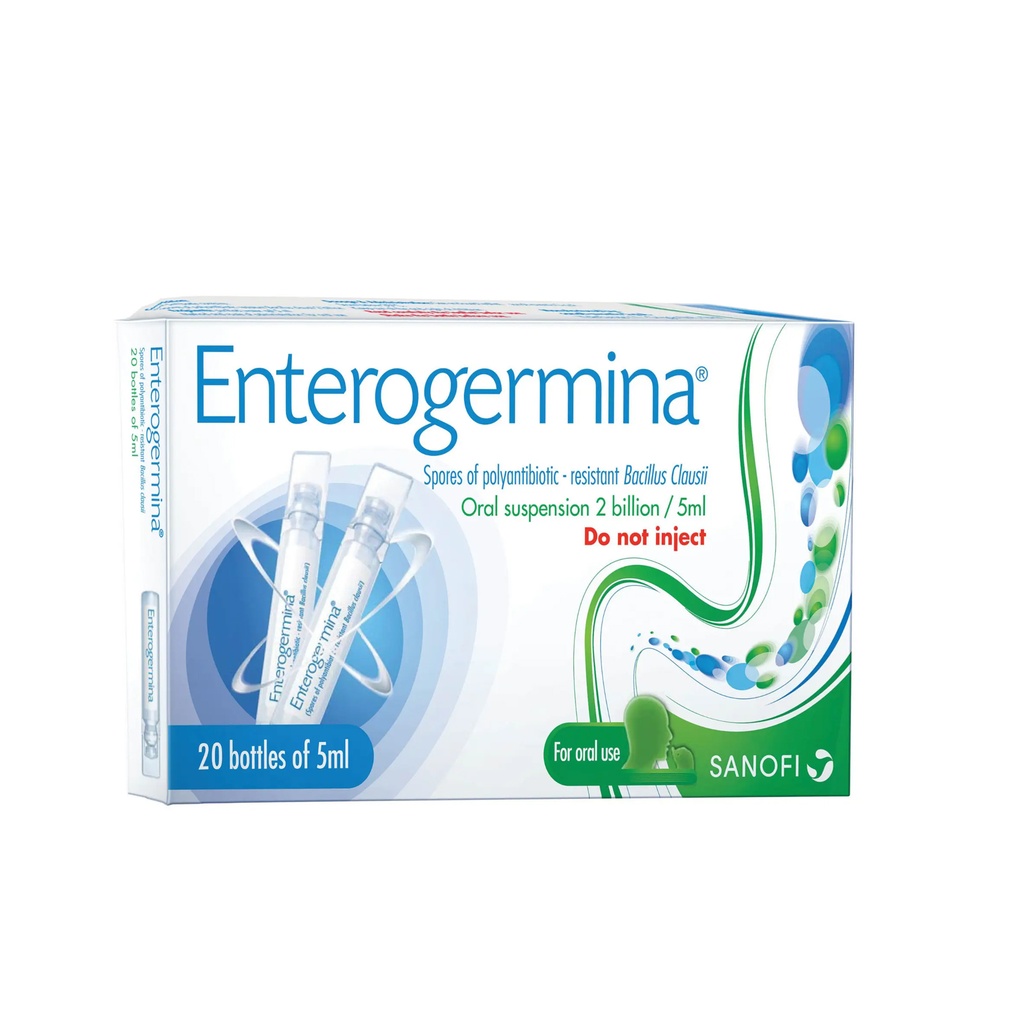 ENTEROGERMINA  ORAL SUSPENSION 5 ML 20 VIAL 