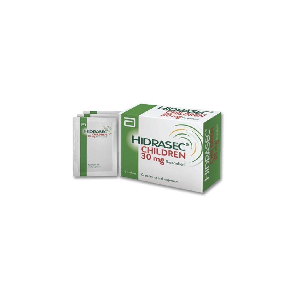 HIDRASEC 30 MG GRANULES FOR ORAL SUSPENSION