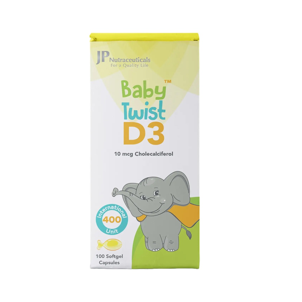 BABY TWIST D3 400 IU 100 CAPSULE