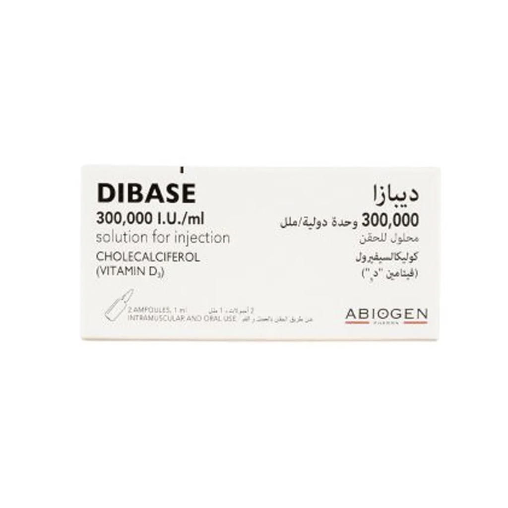 DIBASA 300000 IU SOLUTION FOR INJECTION