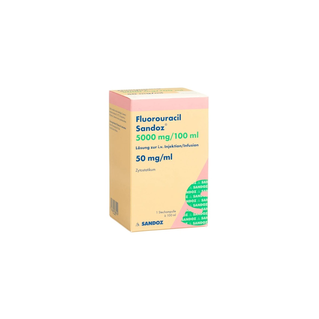 FLUOROURACIL 5000 MG 100 ML 1 VIAL