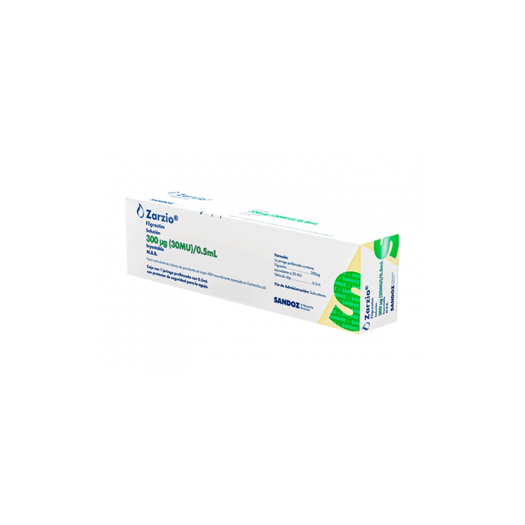 ZARZIO 30MIU/0,5ML 5LISY INT SOLUTION FOR INJECTION