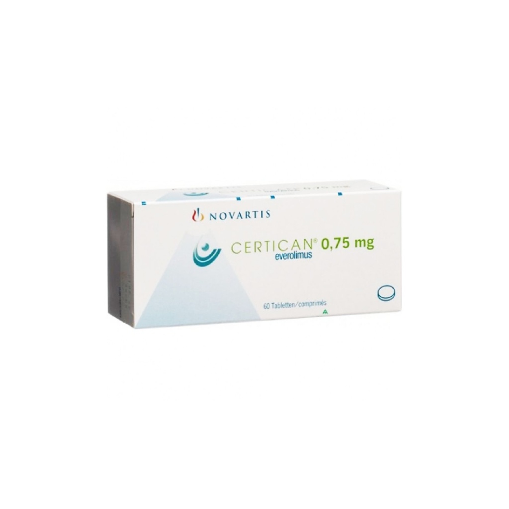 CERTICAN 0.75 MG TABLETS 60 TABLET