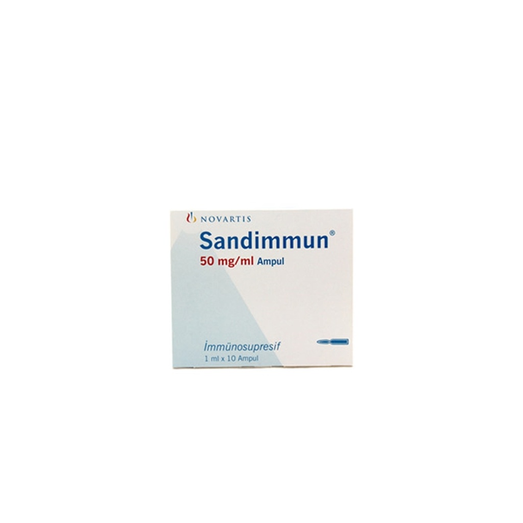 SANDIMMUN 50 MG/ML 10 AMPOULE