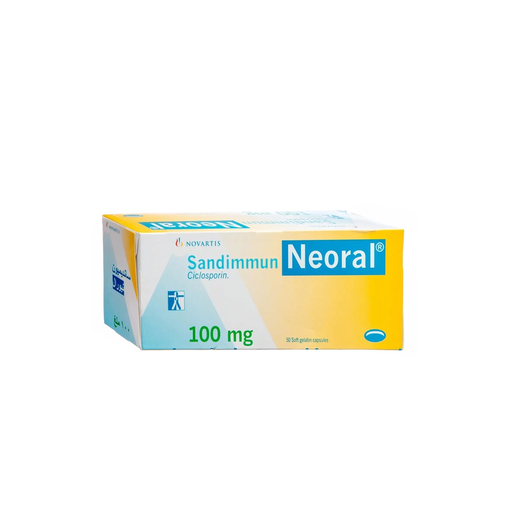 SANDIMMUN NEORAL 100 MG 50 CAPSULE