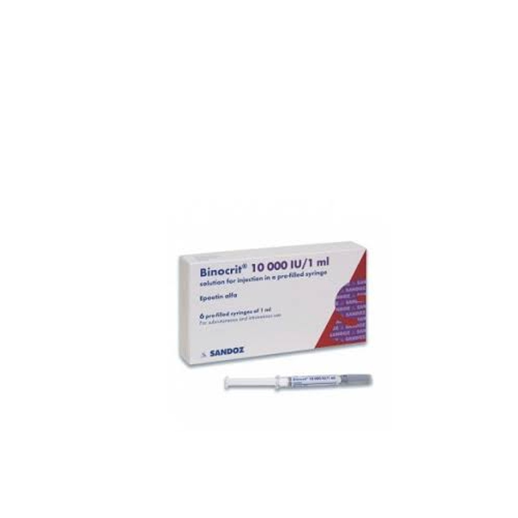 BINOCRIT 1000 I.U/0.5 ML SOLUTION FOR INJECTION