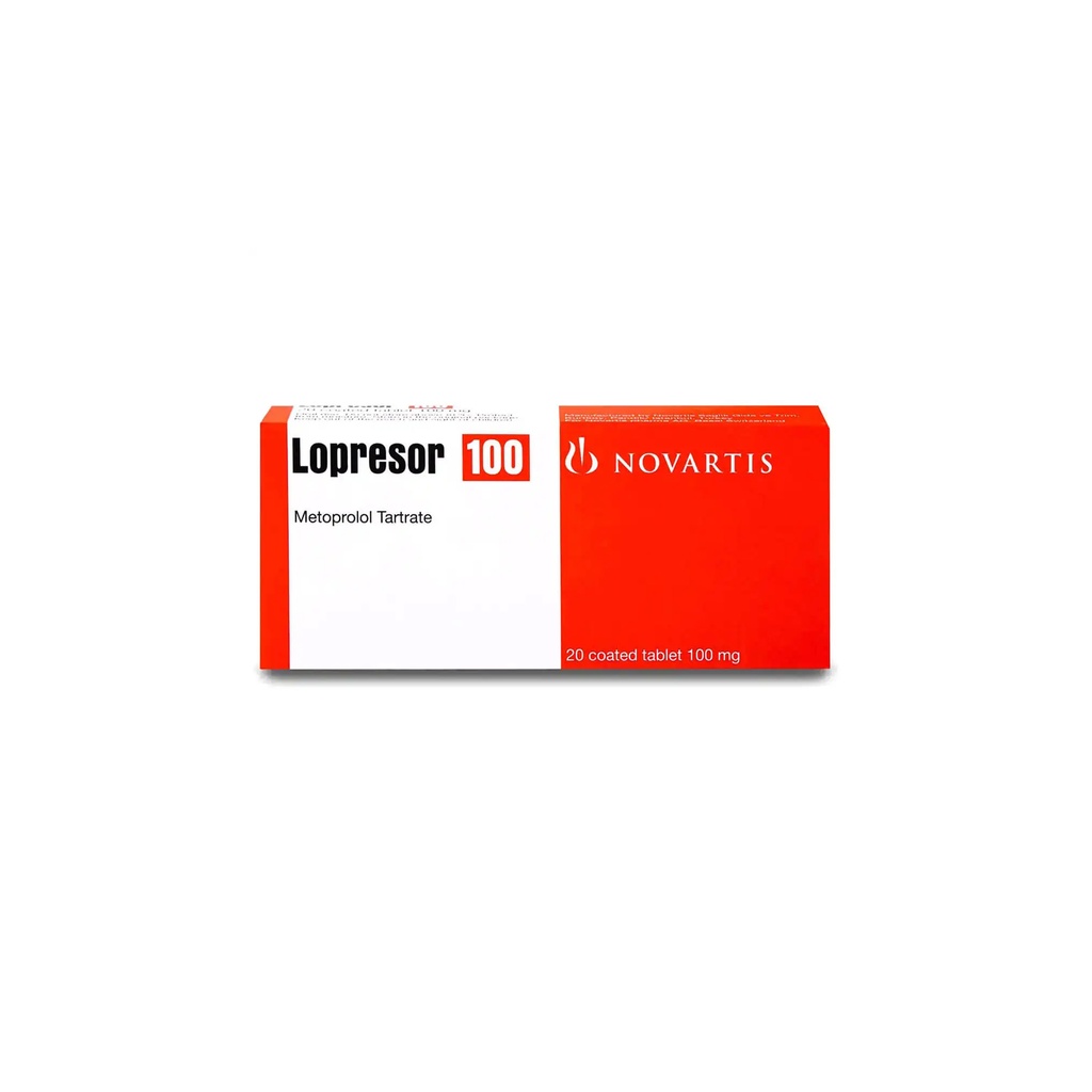 LOPRESOR 100 MG 20 TABLET