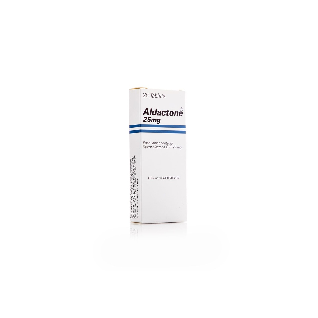 ALDACTONE 25 MG 20 TABLET