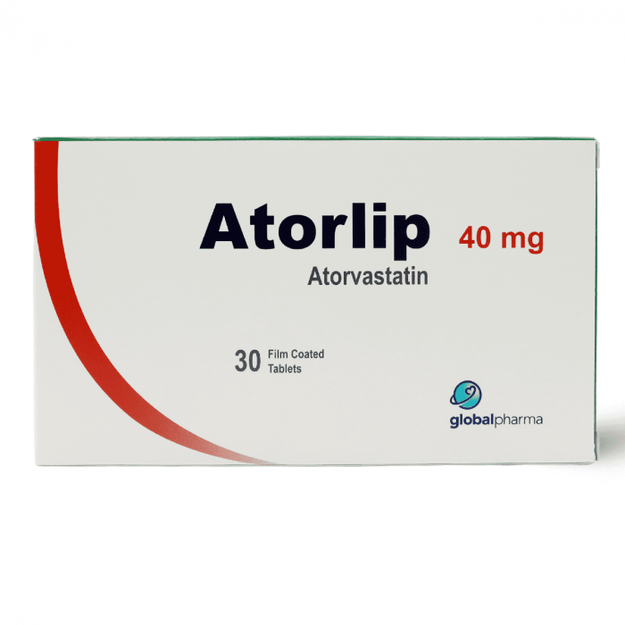 ATORLIP 40 MG 30 F.C TABLET