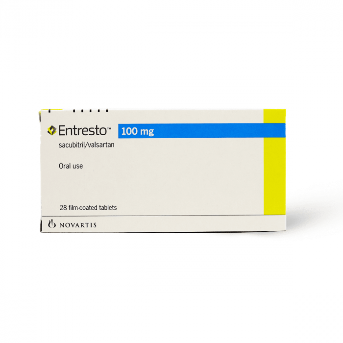 ENTRESTO 100 MG 28 TABLET