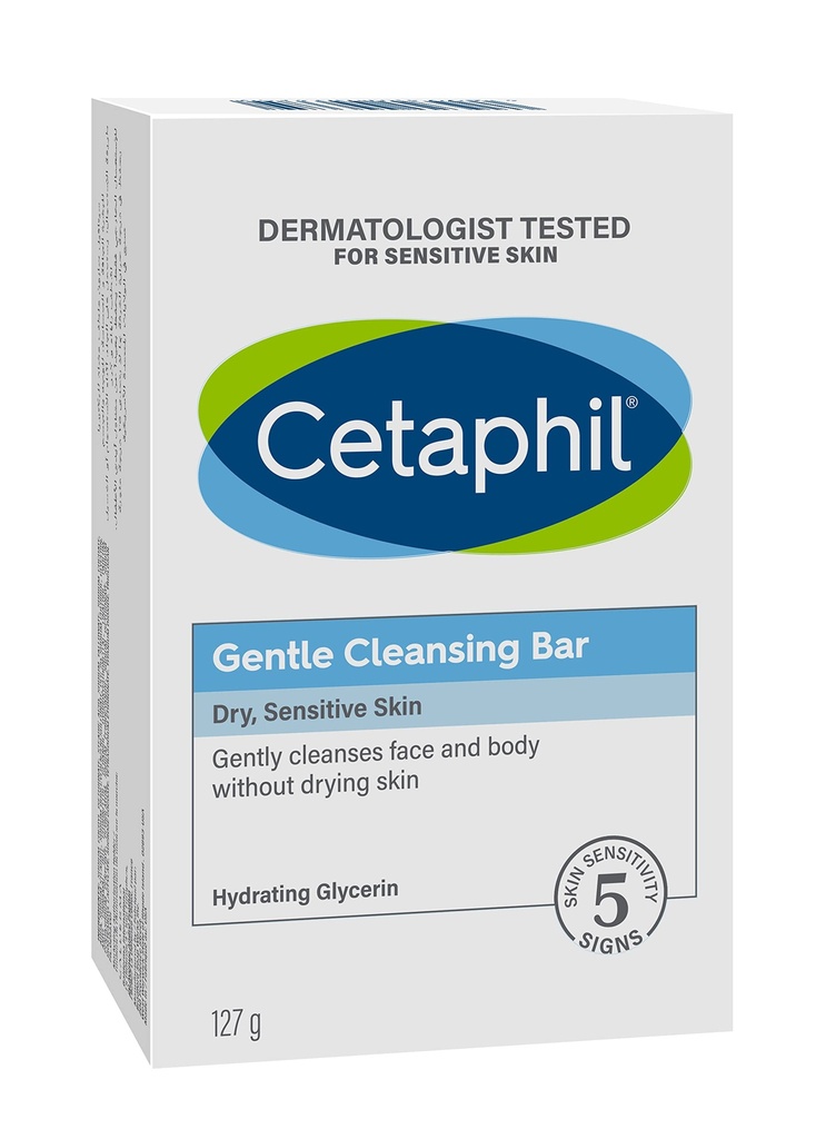 CETAPHIL GENTLE CLEANSING BAR 12X4.5 OZ