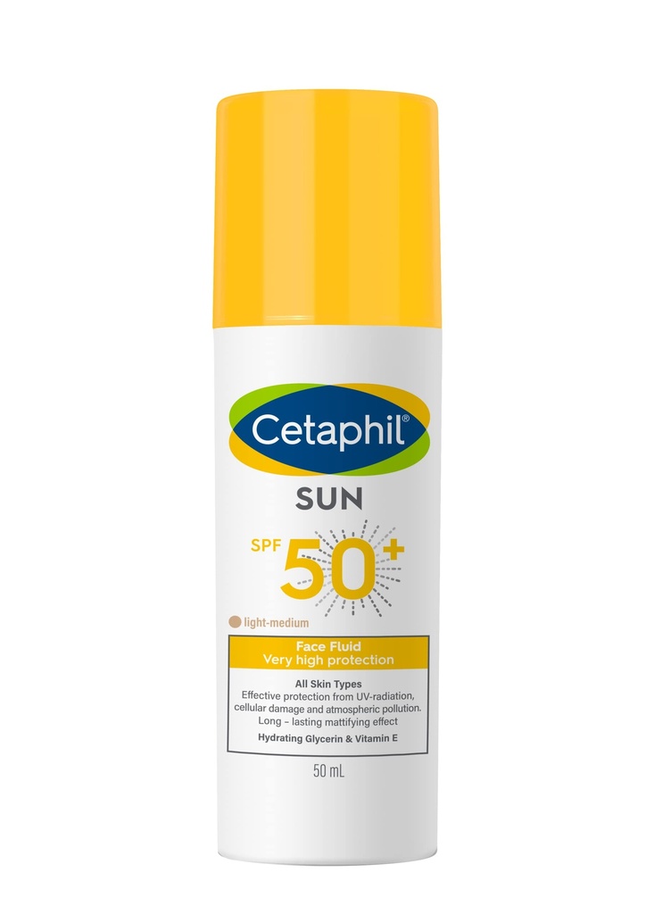 CETAPHIL SUN FACE FLUID SPF50+ NON-TINTED