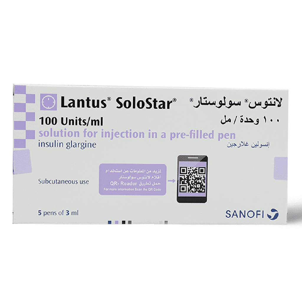 LANTUS SOLOSTAR 100 IU/ML 3 ML 5 PRE-FILLED PEN