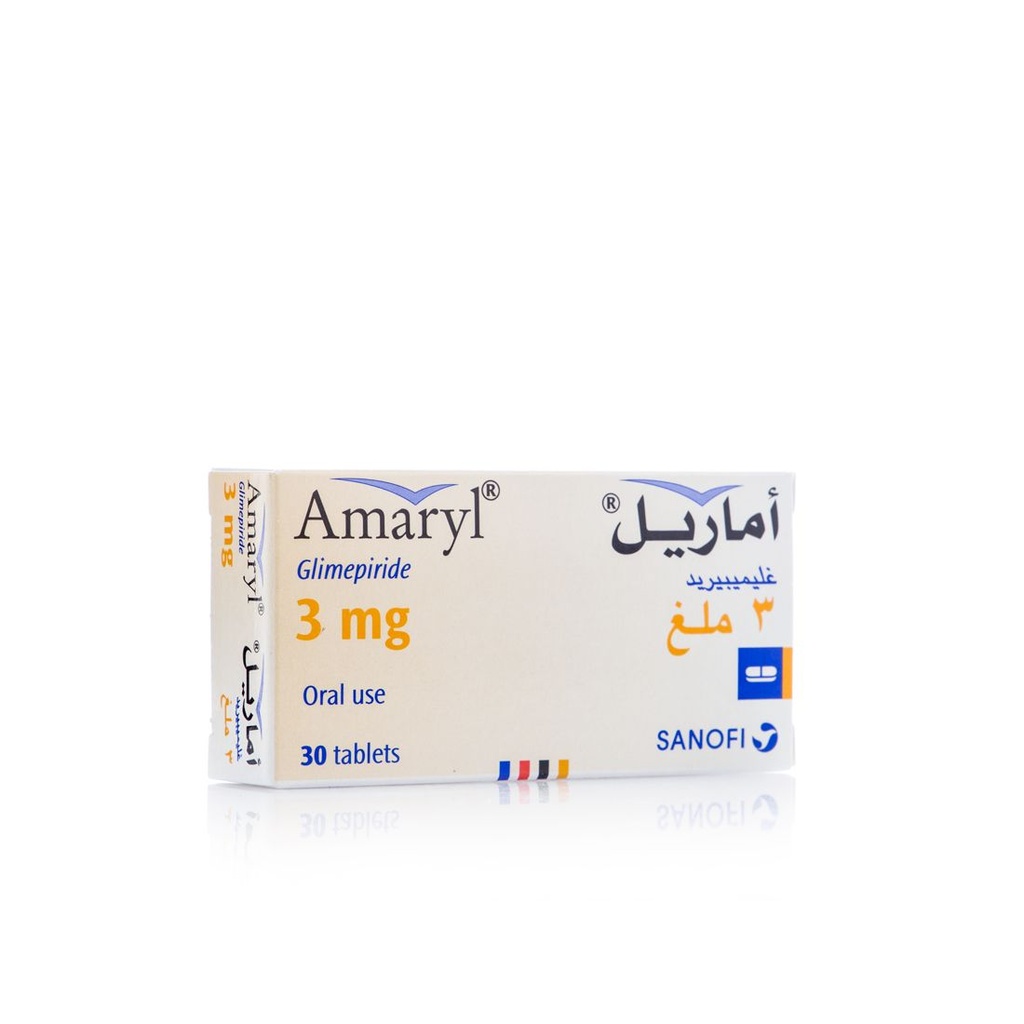 AMARYL 3 MG 30 TABLET