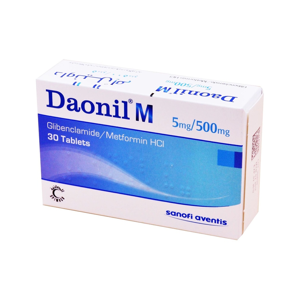 DAONIL M 5/500 MG 30 TABLET