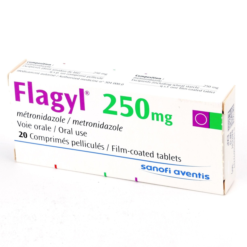 FLAGYL 250 MG 20 TABLET