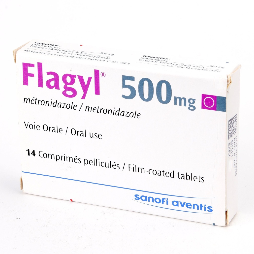 FLAGYL 500 MG 14 TABLET