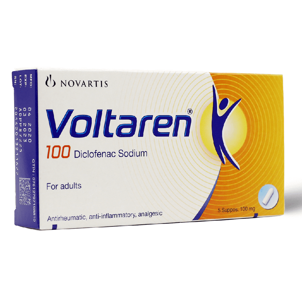 VOLTAREN 100 MG 5 SUPPOSITORY