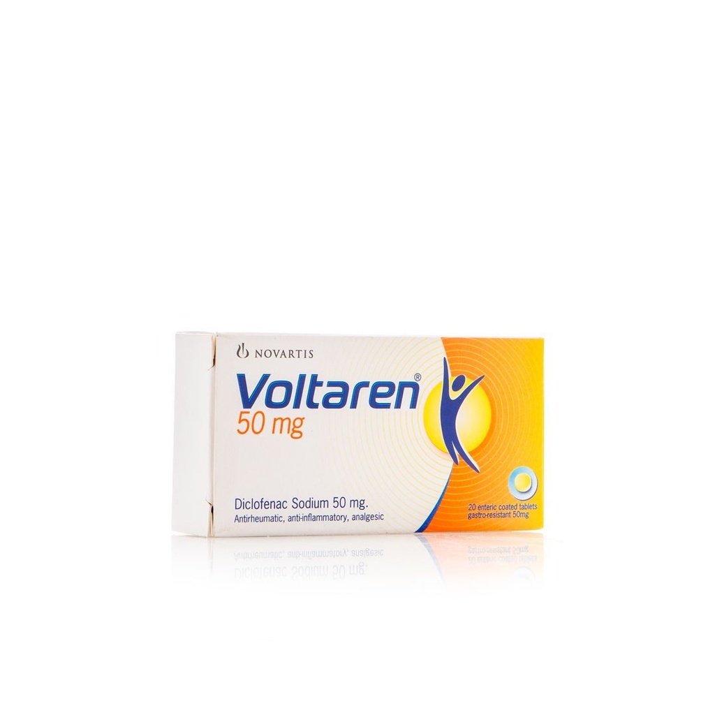 VOLTAREN 50 MG 20 TABLET