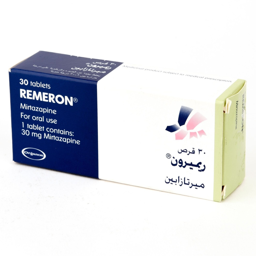 REMERON 30 MG 30 TABLET