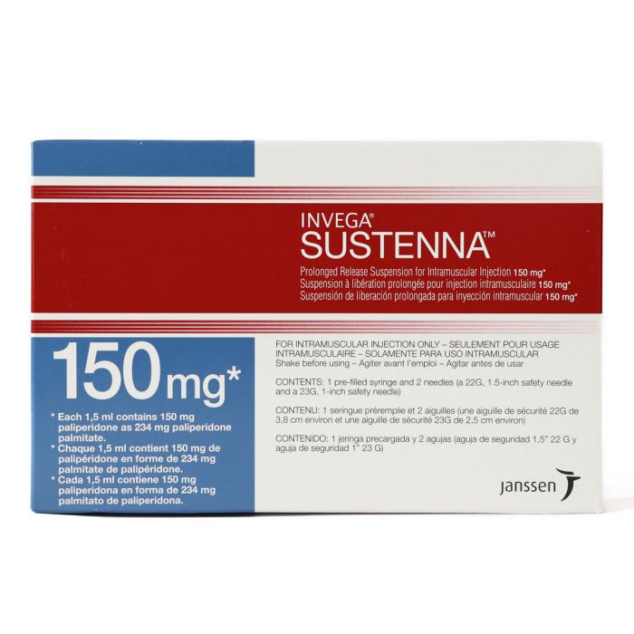 INVEGA SUSTENNA 150 MG 1 VIAL