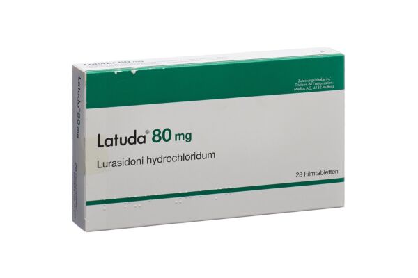 LATUDA 80 MG 28 TABLET