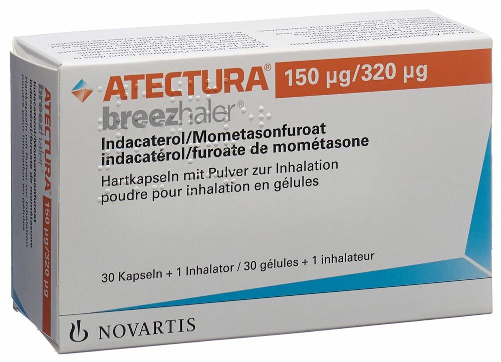 ATECTURA 150/320 MCG INHALAION POWDER 30 CAPSULE