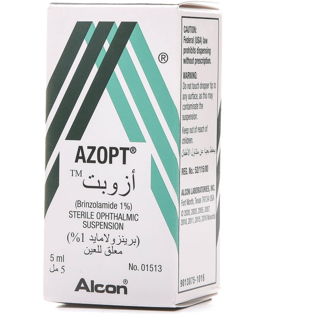 AZOPT 1 % 5 ML EYE DROPS