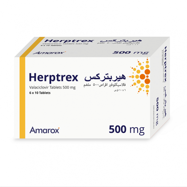 HERPTREX 500 MG 60 TABLET