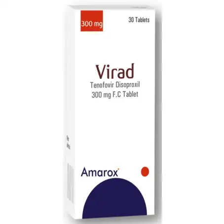 VIRAD 300 MG (TENOFOVAIR) 30 TABLET 