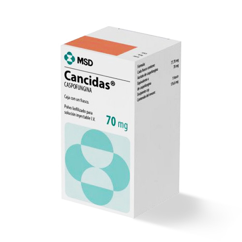 CANCIDAS 70 MG 1 VIAL