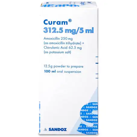 CURAM 312.5 MG/5ML 100 ML SUSPENSION