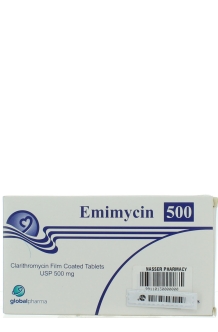 EMIMYCIN 500 MG 14 F.C TABLET