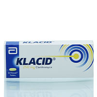 KLACID 250 MG 14 TABLET