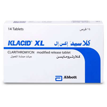 KLACID XL 500 MG 14 TABLET