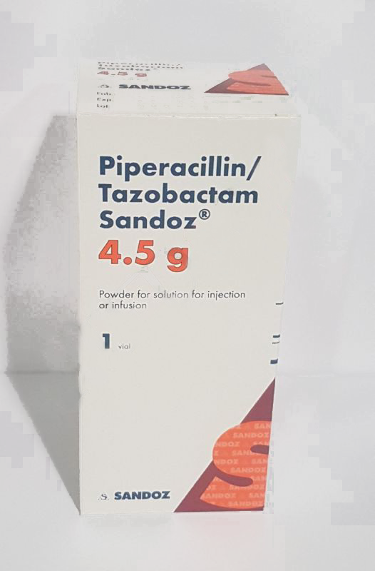 PIPERACILLIN - TAZOBACTAM SANDOZ 4.5GM VIAL