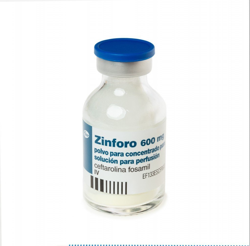 ZINFORO 600 MG VIAL