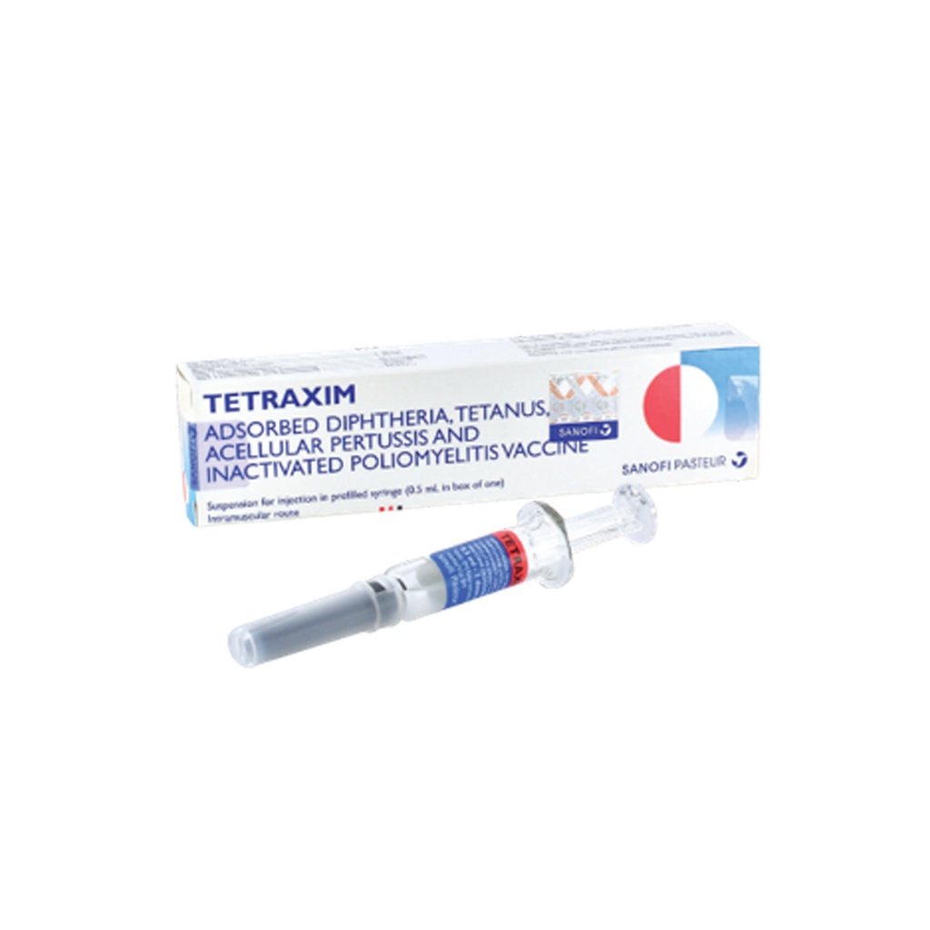 TETRAXIM 30/40/25/25/40/8/32 MG 0.5 ML 1 PREFILLED SYRINGE