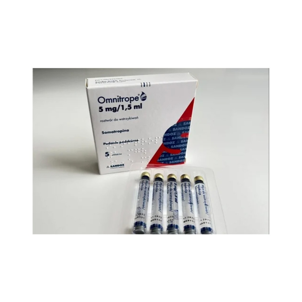 OMNITROPE 3.3 MG 1.5 ML 5 CARTIRIDGE