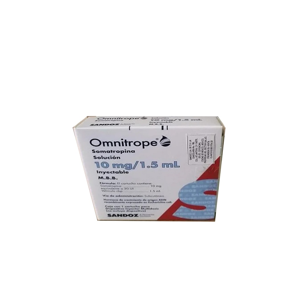 OMNITROPE 6.7 MG/ML 1.5 ML 5 CARTIRIDGE 