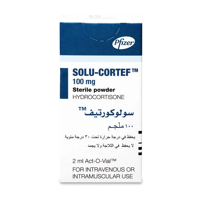 SOLU-CORTEF 100 MG 2 ML 1 VIAL