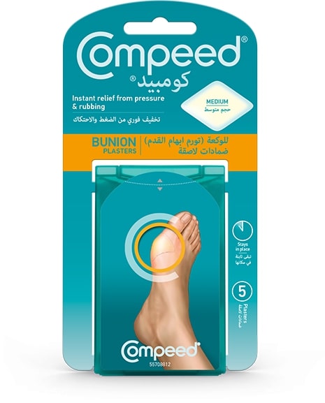 COMPEED BUNIONS 5 PLASTERS