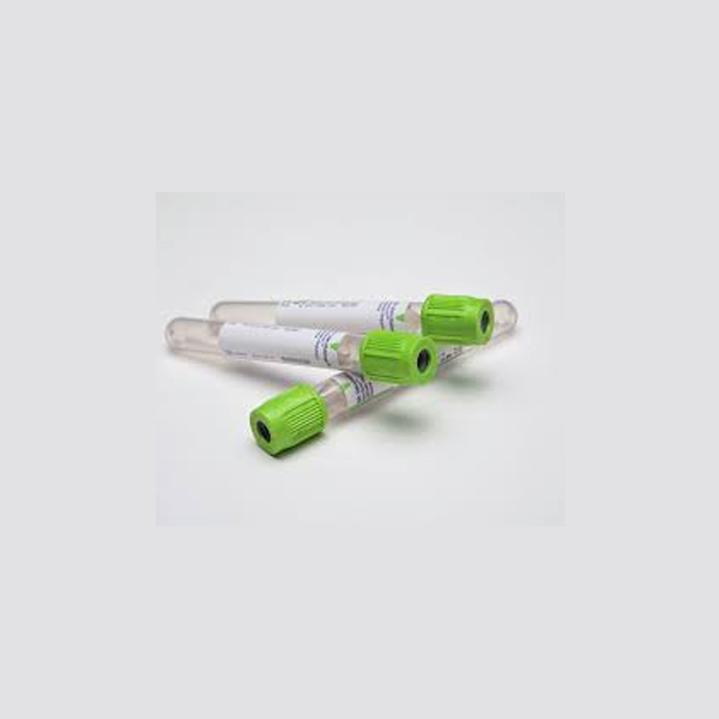 BARRICOR LH PLASMA MECHANICAL SEPARATION TUBE, BOX OF 1000, 5.5ML,LIME GREEN13*100