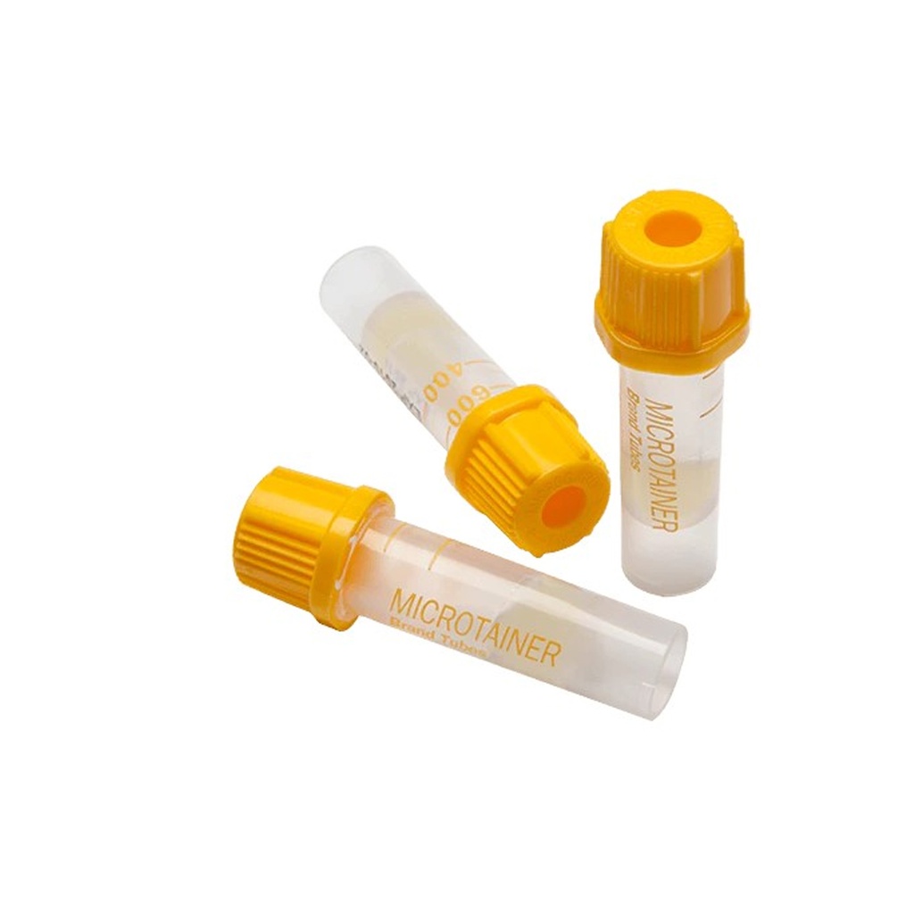 TUBE WITH BD MICROGARD™ CLOSURE,BOX OF 200, SST™ GOLD, WITH CLOT ACTIVATOR  