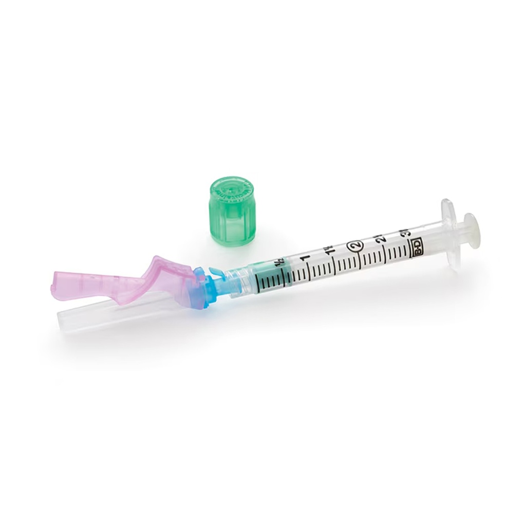 BD PRESET™ WITH BD LUER-LOK™ HEMOGARD™ LIKE TIP CAP SYRINGE 3ML, BOX OF 100, 23G BD ECLIPSE™ NEEDLE