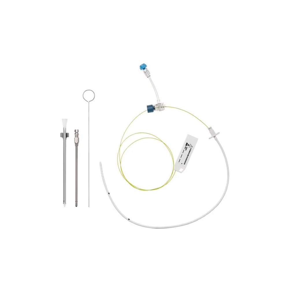 Wide range of ventricular and peritoneal catheters and VP shunts impregnated with antibiotics to prevent infection